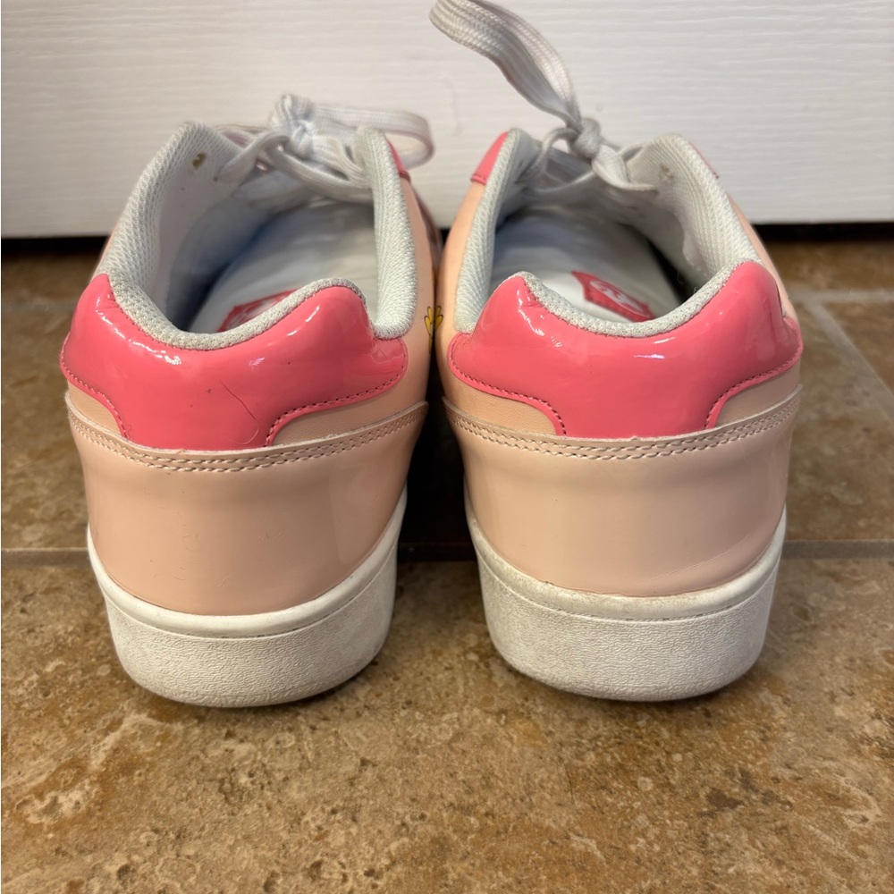 Barbie Women’s Sneakers - Pink & White Floral Print Size 11 - Picture 3 of 13